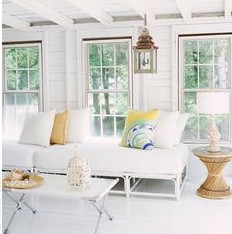 Decoración en blanco