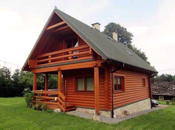 construcción casa de madera