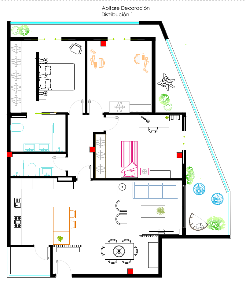 PLANOS DE UNA CASA MODERNA