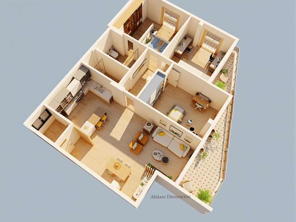 PLANOS DE UNA CASA MODERNA