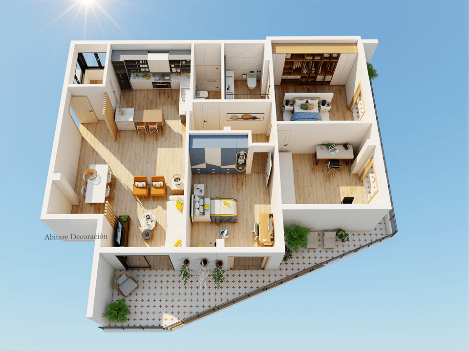 PLANOS DE UNA CASA MODERNA