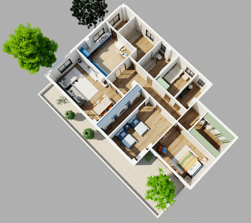 distribucion de casa