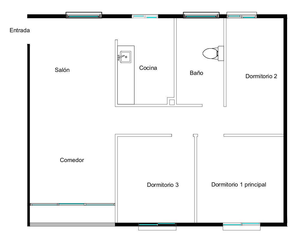 Planificar la distribucion de una casa