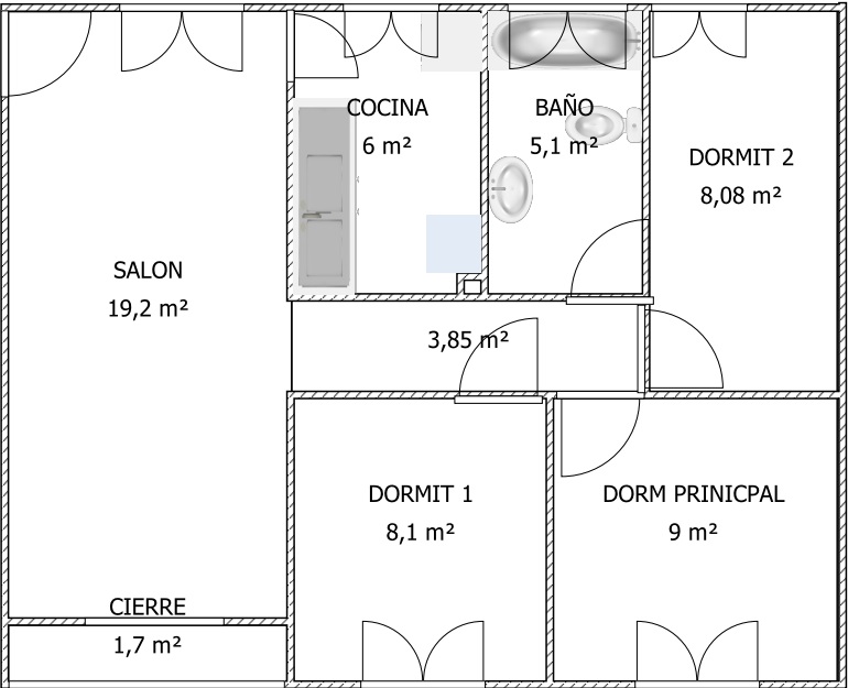 Planificar la distribucion de una casa