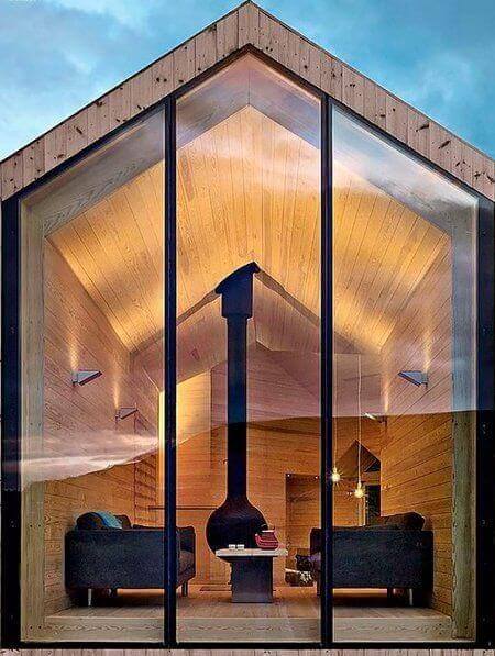 arquitectura casa madera