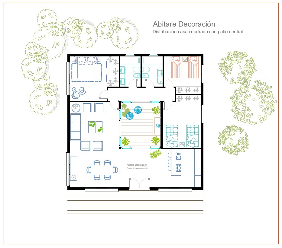 Decorar patios interiores