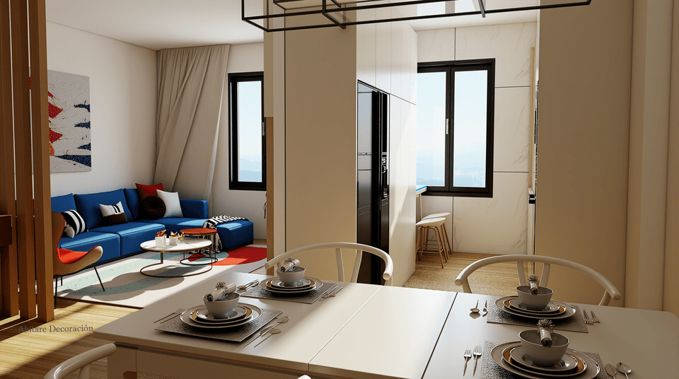 Casa en forma de U
