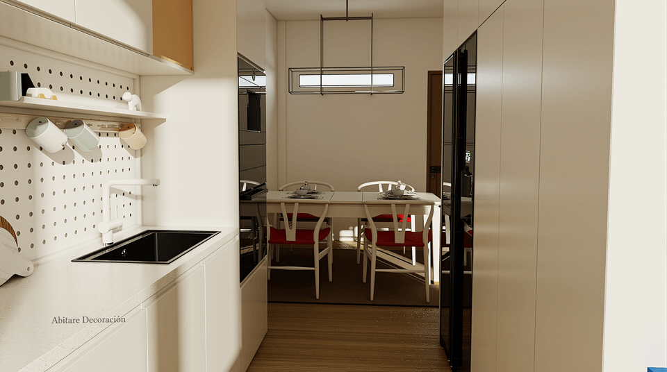 Casa en forma de U
