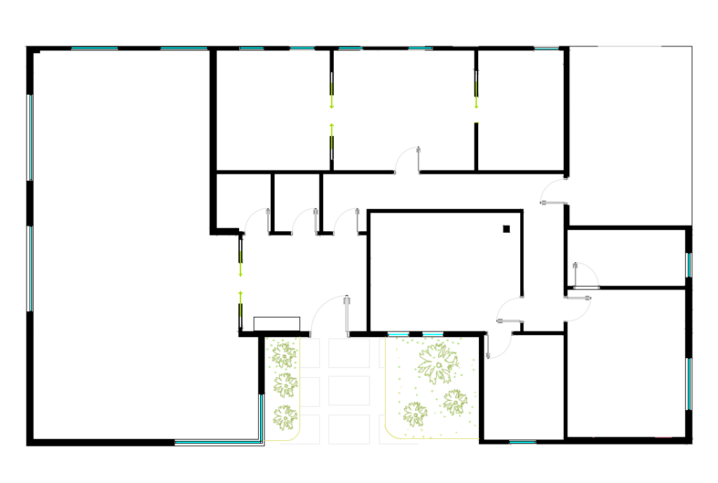 planos de una casa en planta baja