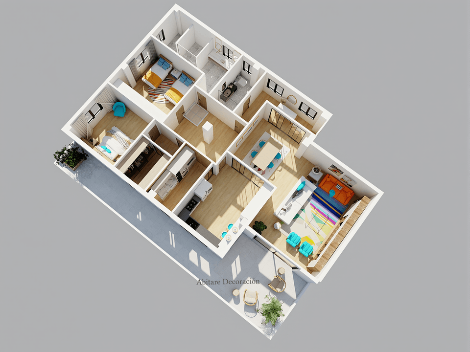 Planos de casas de una planta