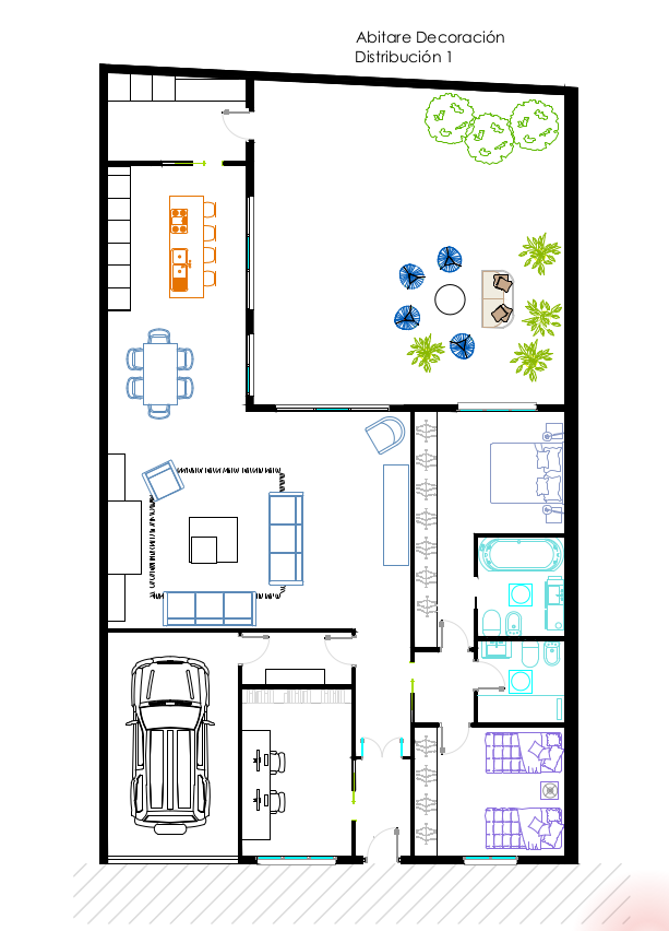 Planos de casas de una planta