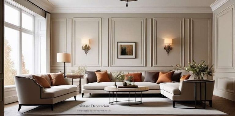 PAREDES CON MOLDURAS, decorar espacios con estilo | Abitare Decoración