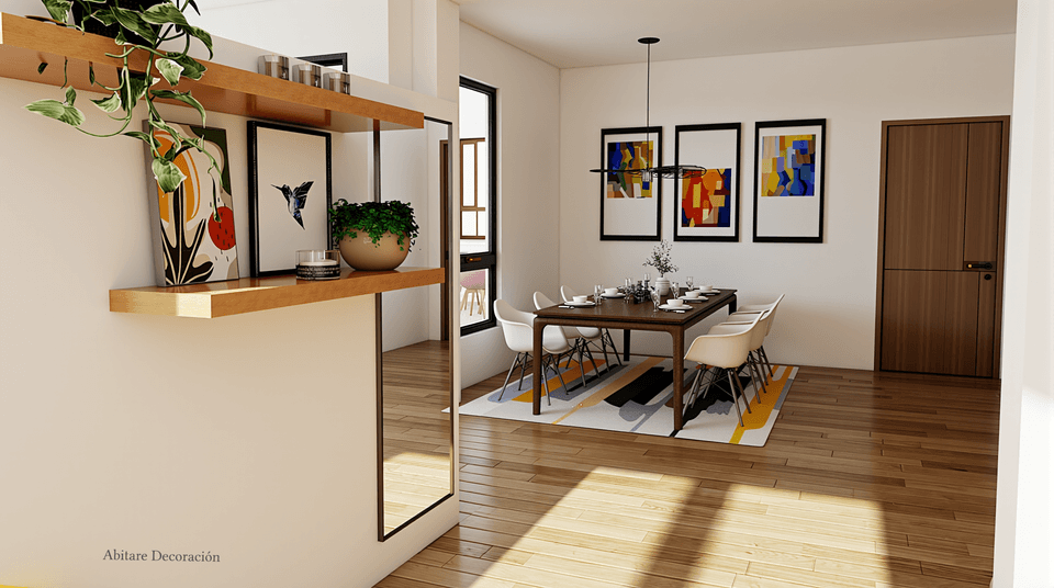 salón cocina comedor