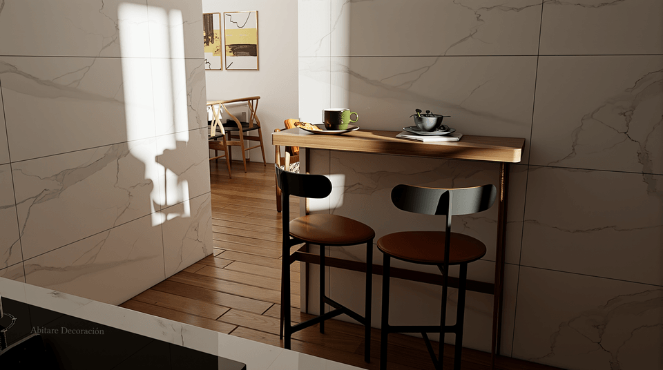 sal&oacute;n cocina comedor