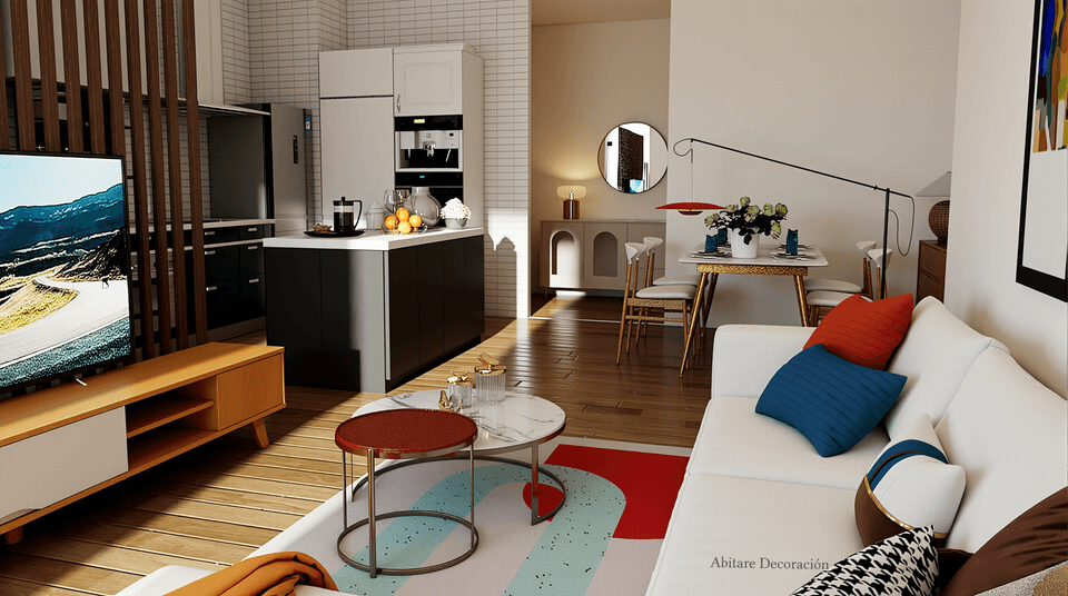 sal&oacute;n cocina comedor