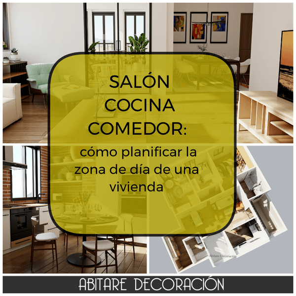 Cuatro viviendas con soluciones para abrir la cocina al sal&oacute;n comedor en espacio di&aacute;fano y compartido