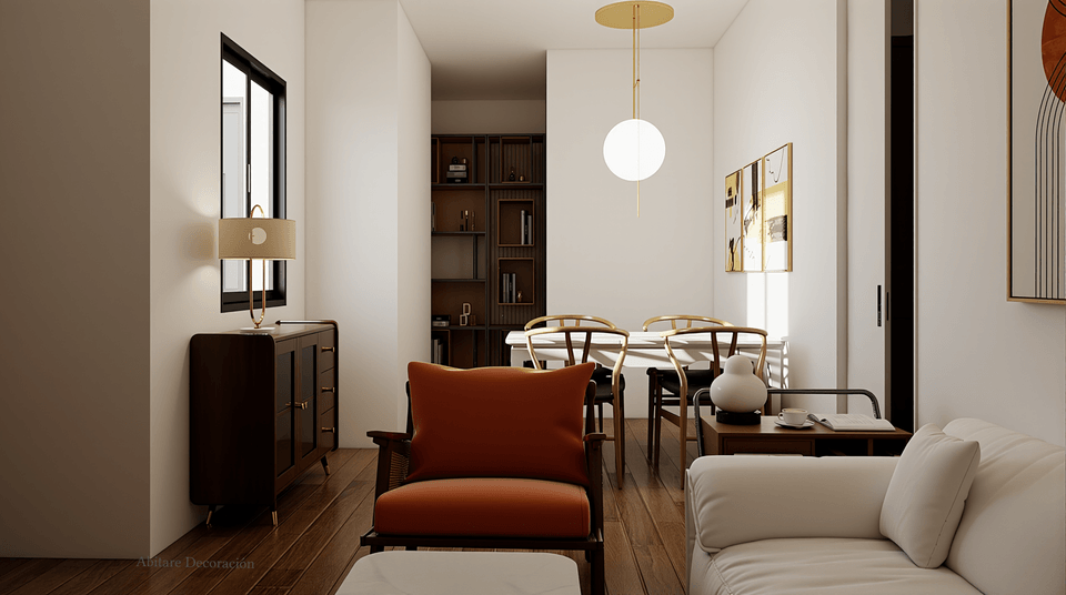 sal&oacute;n cocina comedor