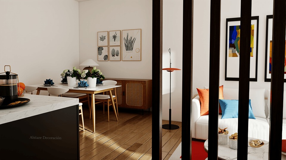 sal&oacute;n cocina comedor