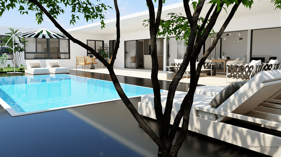casas en forma de L
