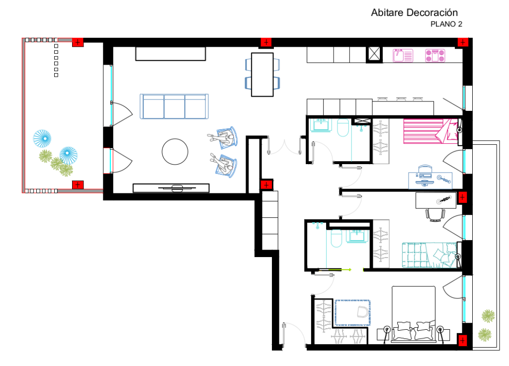 casas en forma de L