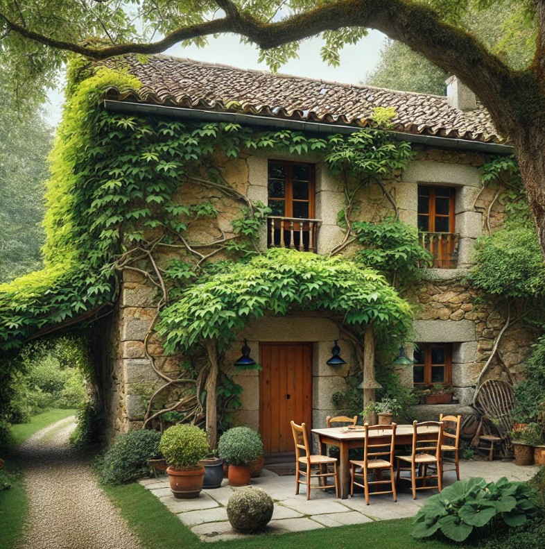 exteriores-de-casas-cottagecore cottagecore decoracion
