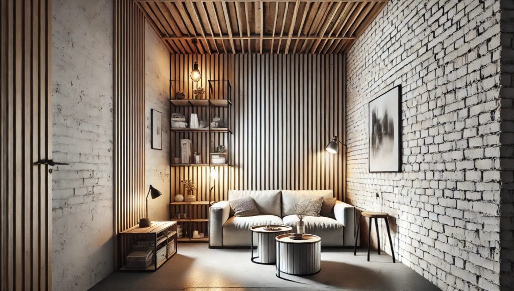 pared de ladrillos decoraci&oacute;n