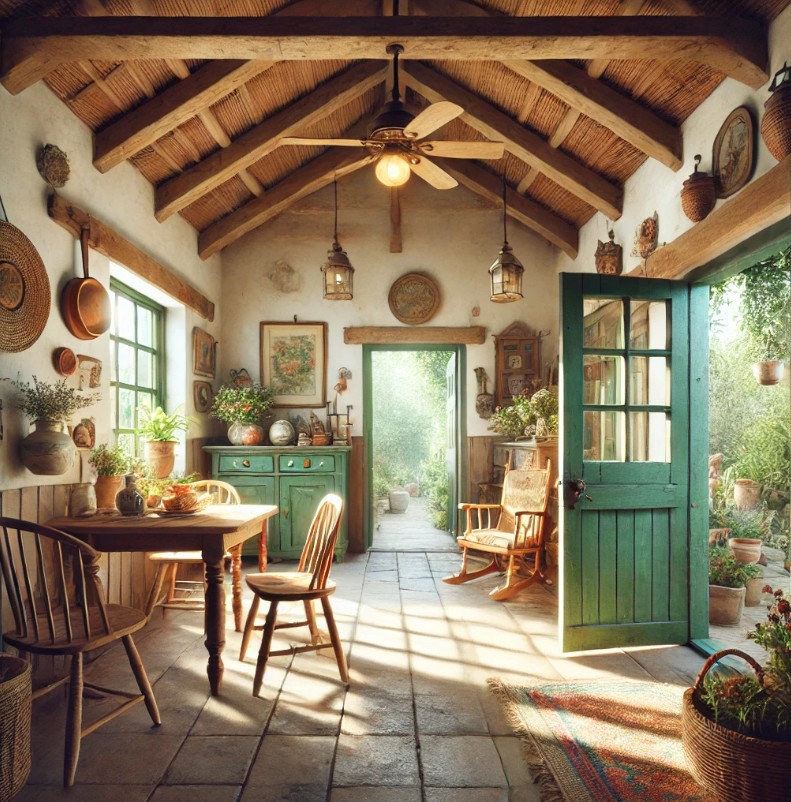 tendencia-cottagecore-interiores- cottagecore decoracion