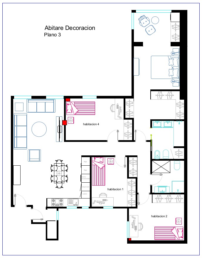PLANO-3-432 PLANOS DE CASAS DE 120 M2 UNA PLANTA