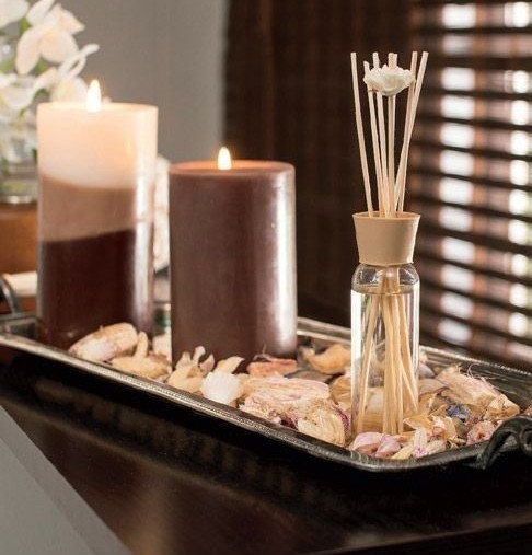 aromas y velas como hotelizar tu casa
