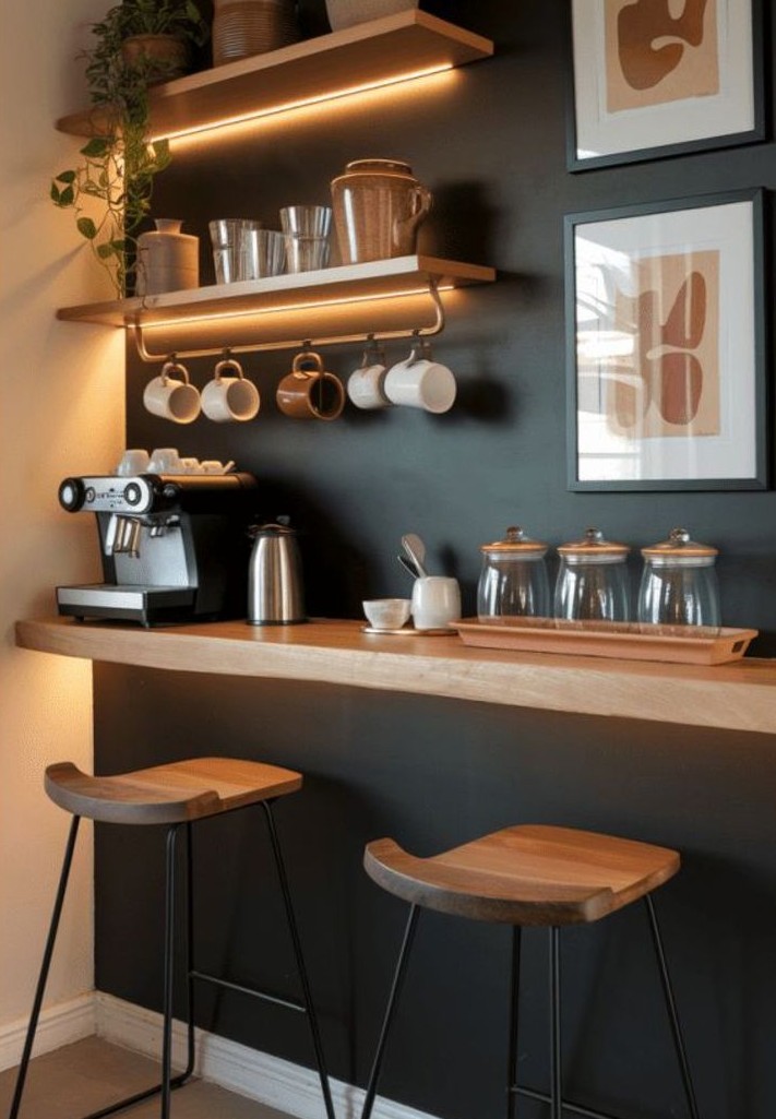 estacion de cafe como hotelizar tu casa