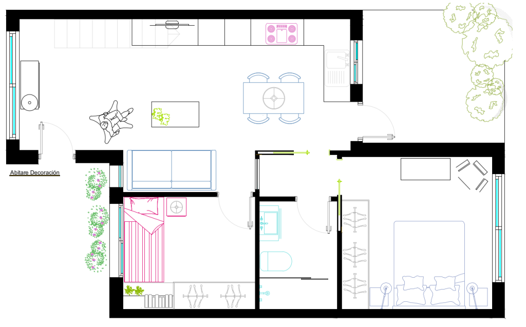 Planos de casa de 50 metros cuadrados