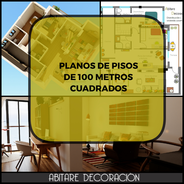 planos de distribucion de un piso de 110 metros cuadros y 2 dormitorios